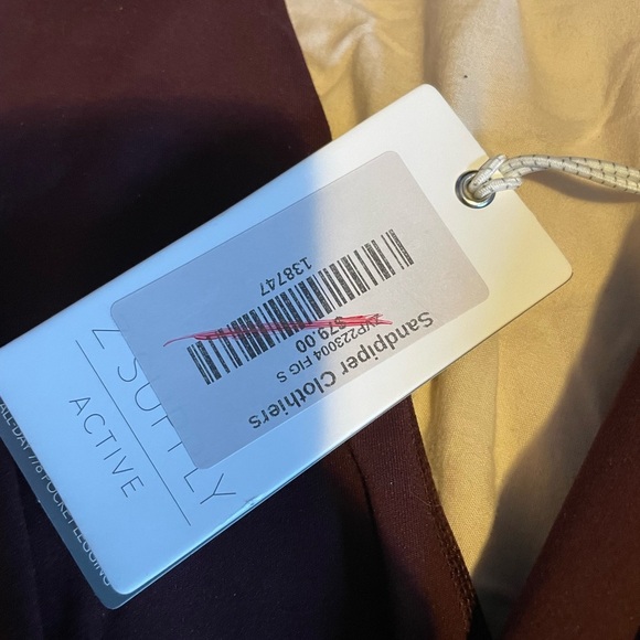 NWT Z supply all day active leggings in FIG size S - Picture 5 of 8